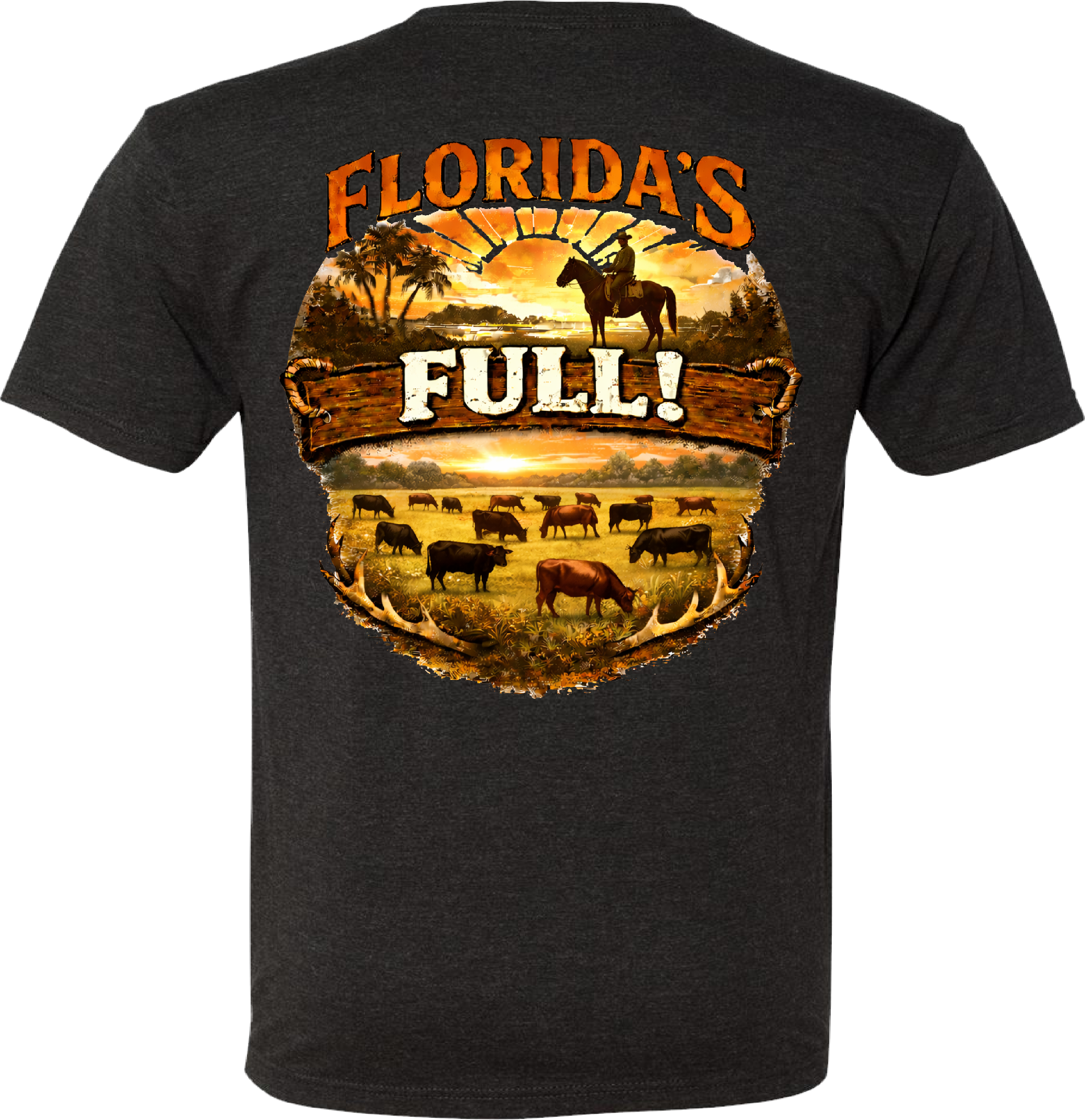 Florida's Full Cows in a field