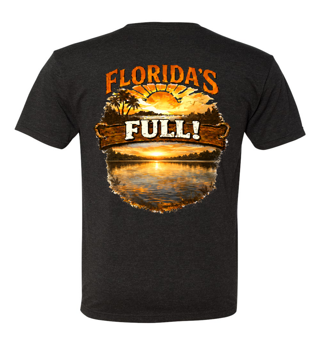 Florida's Full Lake scene